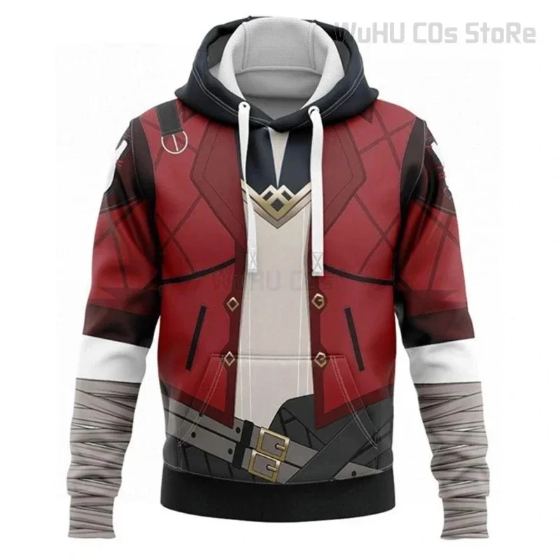 x;3,c'5\b/Cosplay Vi Caitlyn Arcane LoL Hoodie 3D Printed Hooded Hoodies Sweatshirt Men Women 3D Legends Jinx C5'g,7\j'8/ view 4