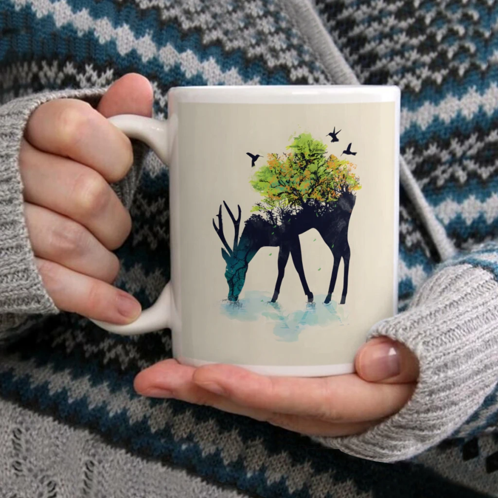 

Watering A Life Into ItselfCoffee Mug Tea Cup 11oz Coffee Cup Funny Birthday Ceramic Mug Personalized Cup