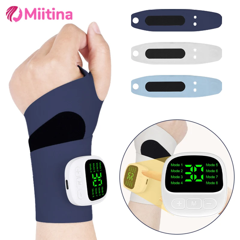 

New Electric Cordless Wrist Massager Vibration Relieves Tenosynovitis Massager for Carpal Tunnel Fatigue Relief USB Rechargeable