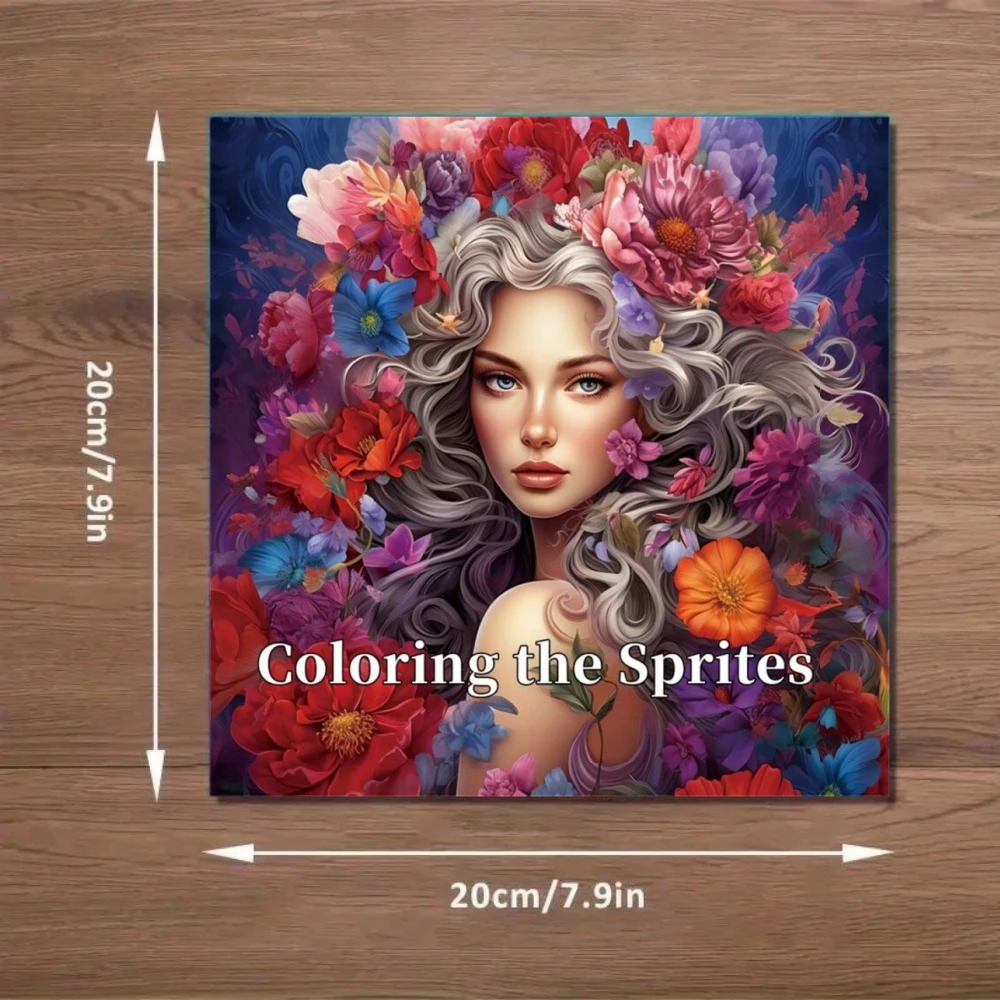 1pc Art Coloring Book 22 Page Coloring Books Gift For Birthday Party Relieve Stress Kill Time Graffiti Painting Drawing Art Book