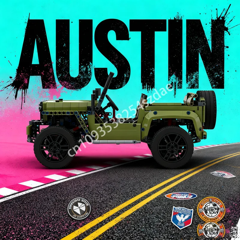 

1603pcs MOC C Model Willys Jeepped Technical Building Blocks Architecture Christmas Gift Creative Toys Idea Education Birthday