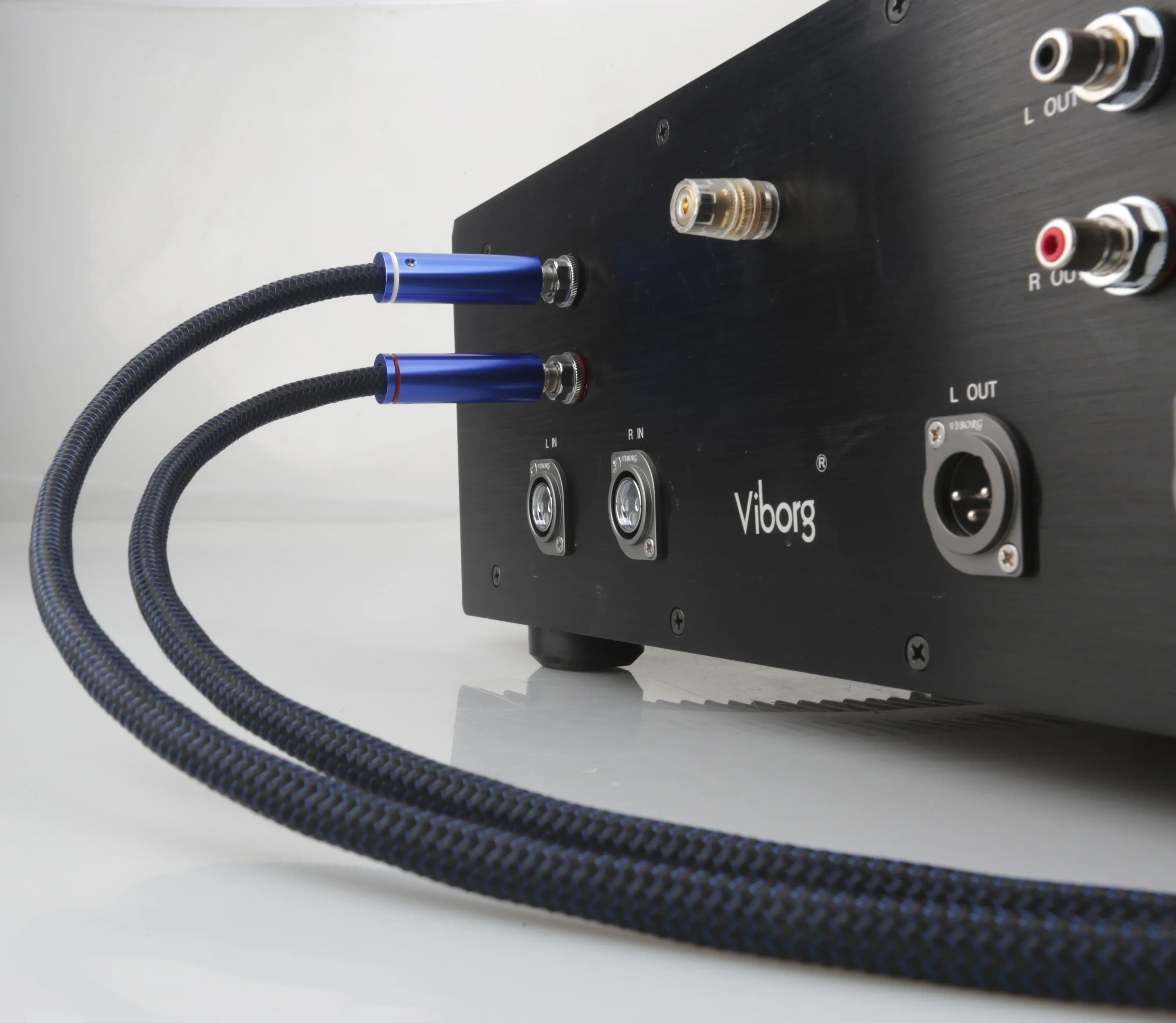 Audiocrast AR1901 RCA Cable 2RCA Male to 2RCA Male HiFi System Subwoofer Converter Adapter with Diameter 8mm HIFI RCA Cable