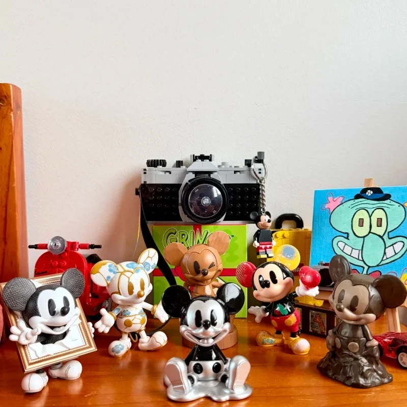 

Genuine Pop Mart Disney Mickey Mouse Boundless Creativity Series Blind Box Figures Ornaments Toys Toys For Girl Cute Stuff Doll