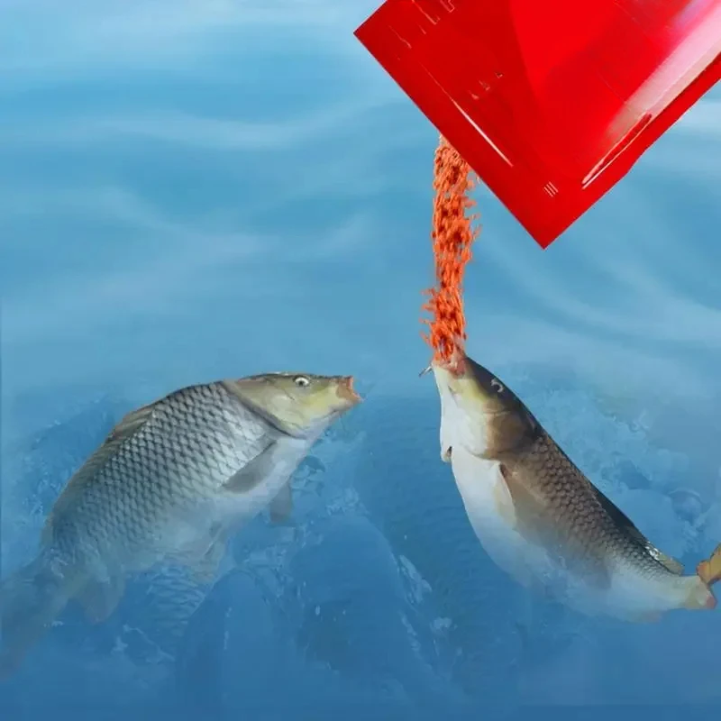Polvo de cebo de gusano rojo, atrayente de aroma de pescado Natural altamente concentrado para pesca en agua dulce
