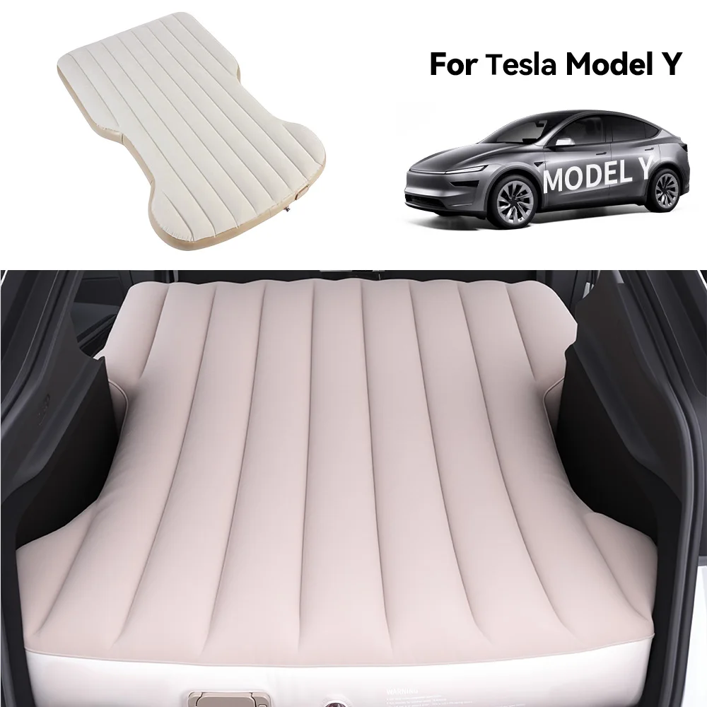 

YZ для Tesla Model Y Juniper ПВХ 2021-2025 надувной матрас для кемпинга надувная специальная замшевая ткань автомобильная дорожная кровать