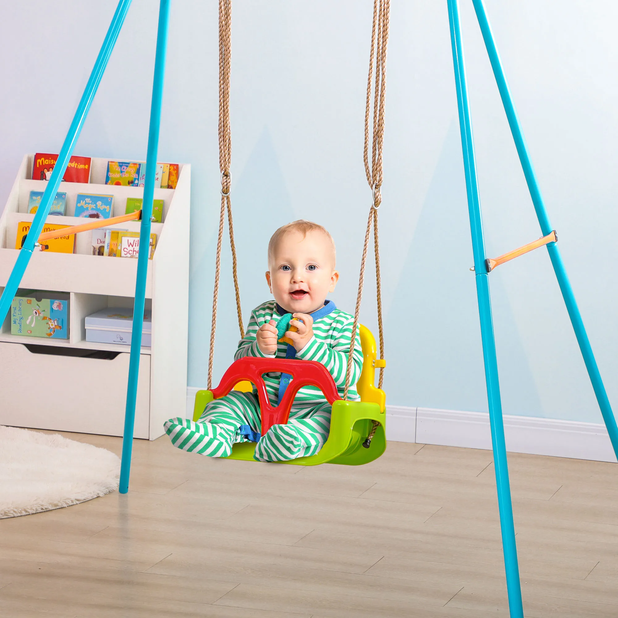 Utsunny baby swing 3 in 1 with detachable backrest 42x33x120-180 cm