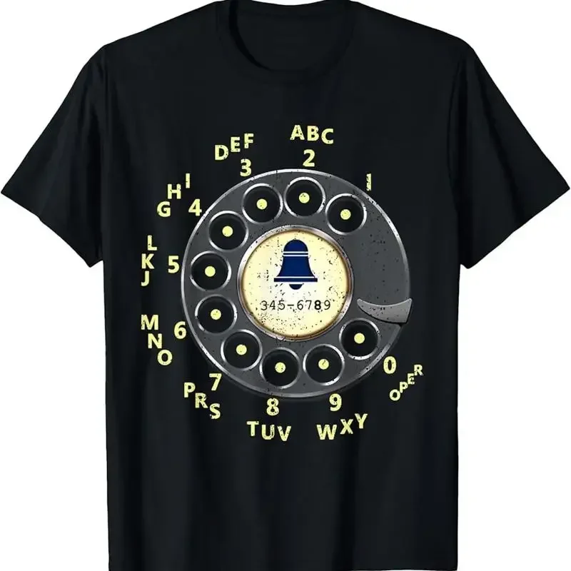 Vintage Retro Rotary Dial Telephone T Shirt