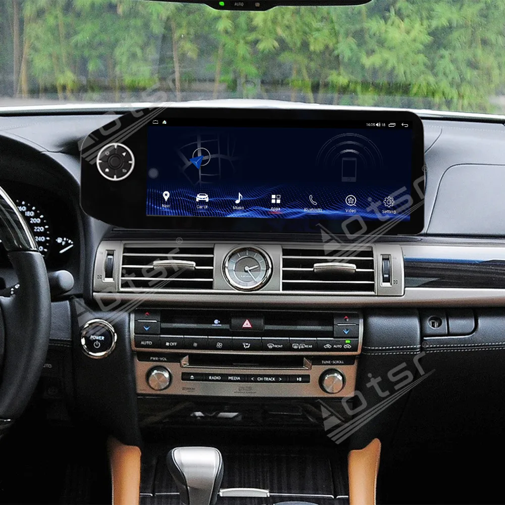 12.3 inch For Lexus LS 2013 to 2016 Car auto carplay Android 15.0 Radio Multimedia Player GPS navigation touch screen Head Unit