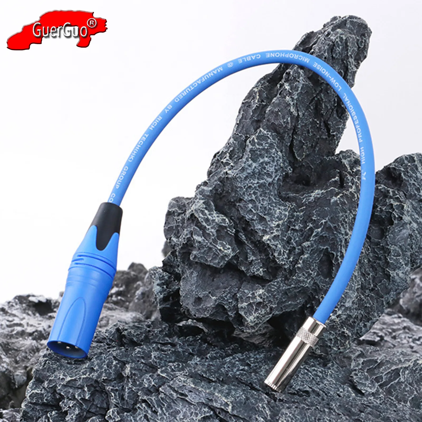 

3.5mm Stereo to 3Pin XLR Male Cable Adapter Converter,1/8 inch TRS Female Jack to XLR Male Audio Extension Cord for Amp Speaker