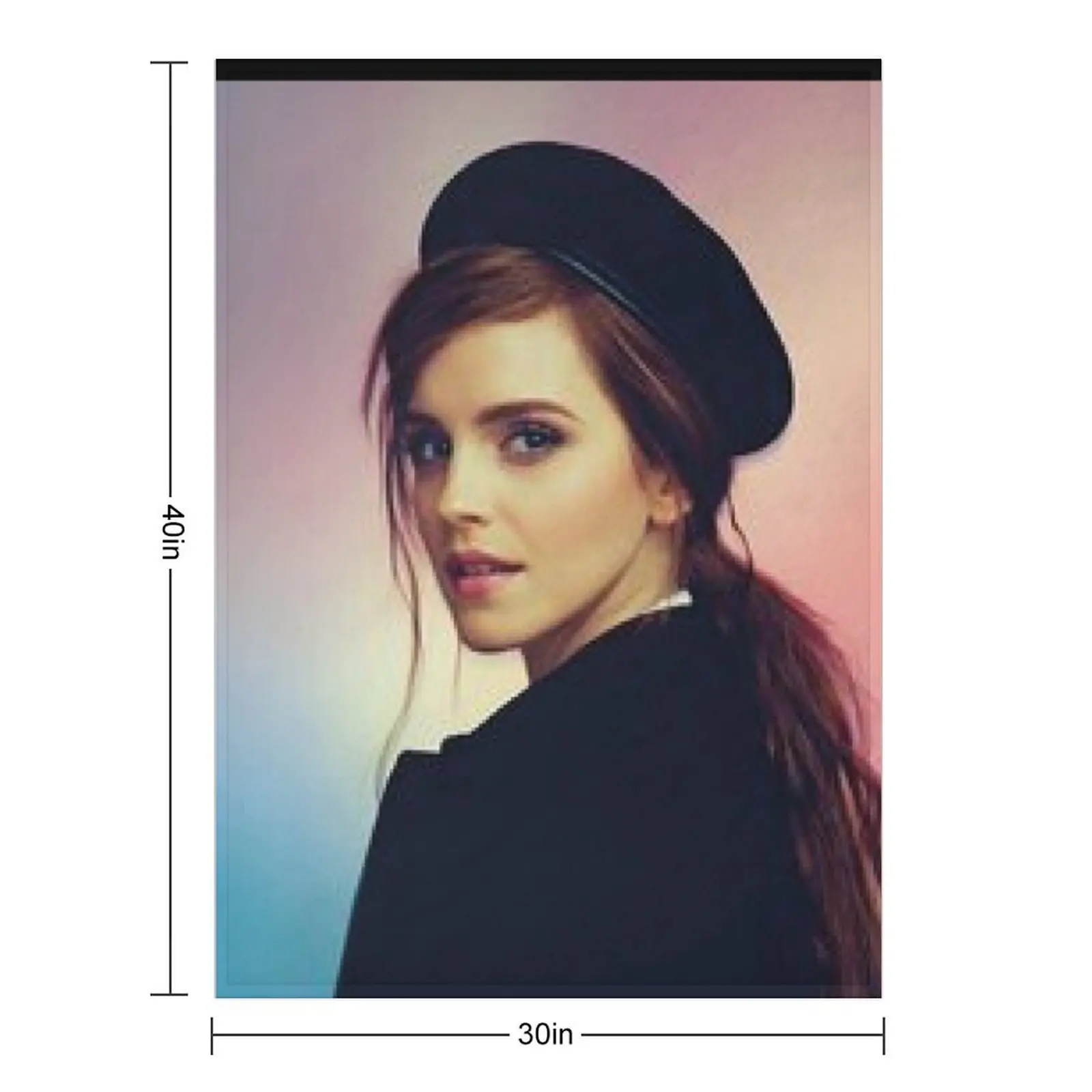 إيما واتسون رمي بطانية زينة عيد الميلاد الأرائك الزخرفية بطانيات متحركة فروي