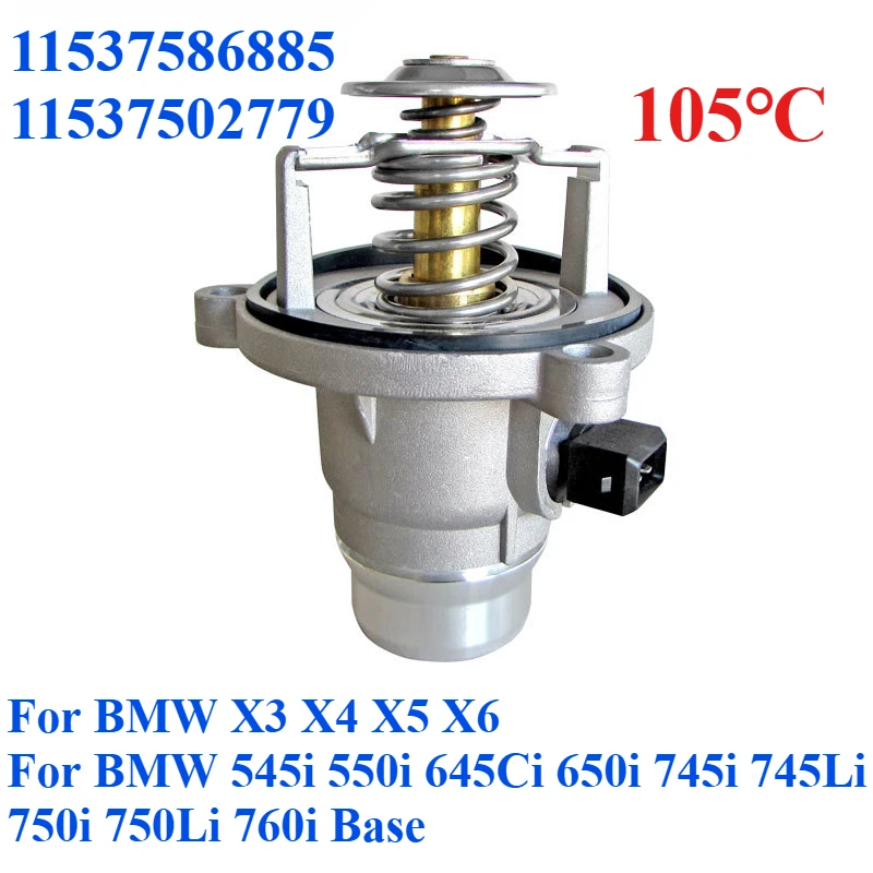 

11537586885 11537502779 For BMW X3 X4 X5 X6 545i 550i 645Ci 650i 745i 745Li 750i 750Li 760i Base Thermostat Housing Assembly