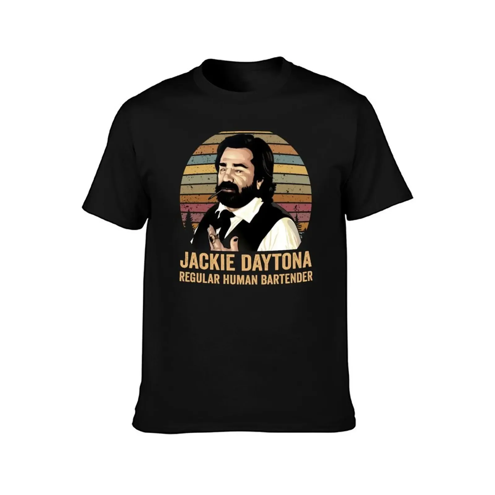 Jackie Daytona Regular Human Bartender What We Do In Shadow Laszlo T-Shirt anime tshirt funny meme t-shirts anime shirts men