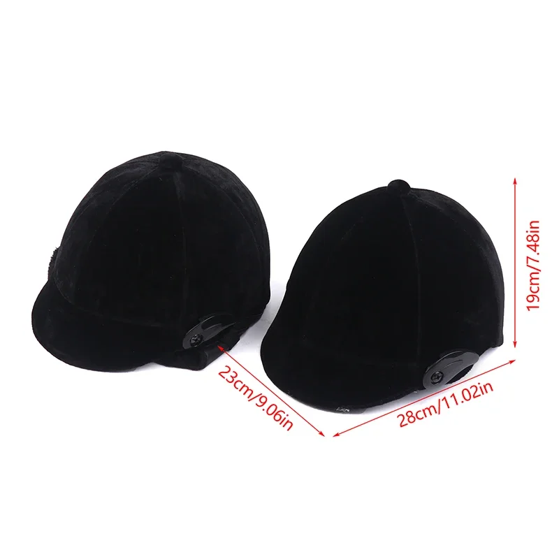 خوذة ركوب الخيل احترافية للجنسين، قبعة ركوب الخيل الكلاسيكية، معدات واقية في الهواء الطلق، قبعة رياضية للفروسية قابلة للتعديل