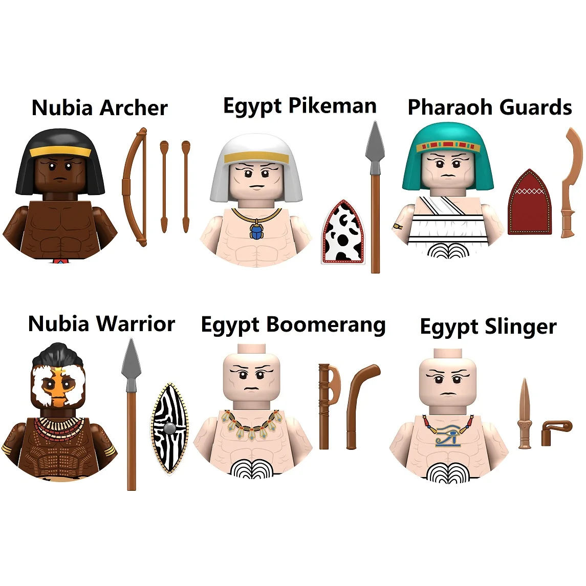 Compatible 75900 71017 Set Ancient Egypt Tutankhamun Pharaoh Anubis Mummy Mumiai Building Blocks Mini Action Figure Toys