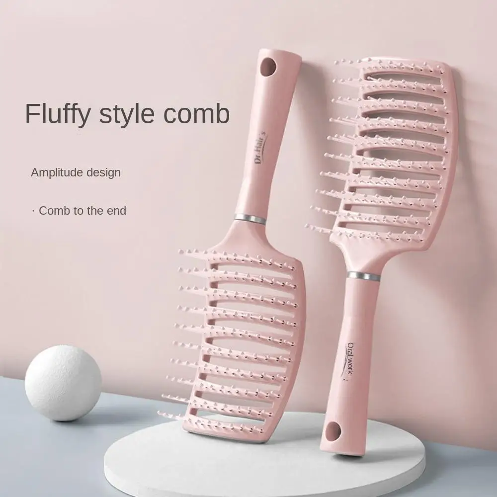 Women Nylon Curly Comb Hairdressing Anti-static Scalp Comb Massage Comb Hair Styling Tool Air Bag Comb Hair Brush