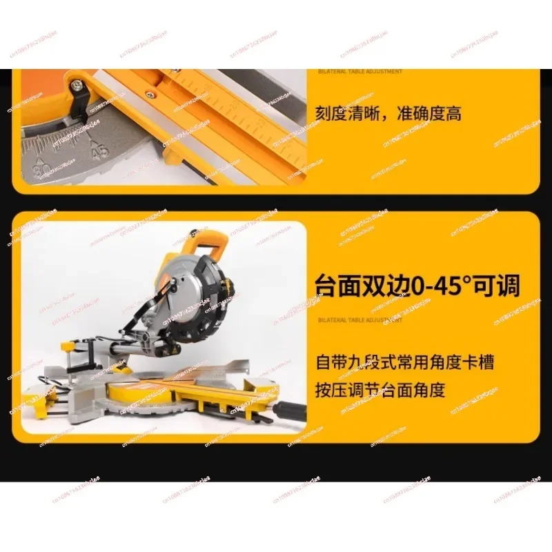 Professional Power Tools Telescopic Corded Miter Saws,210mm Portable Electric Compound Sliding  Saw