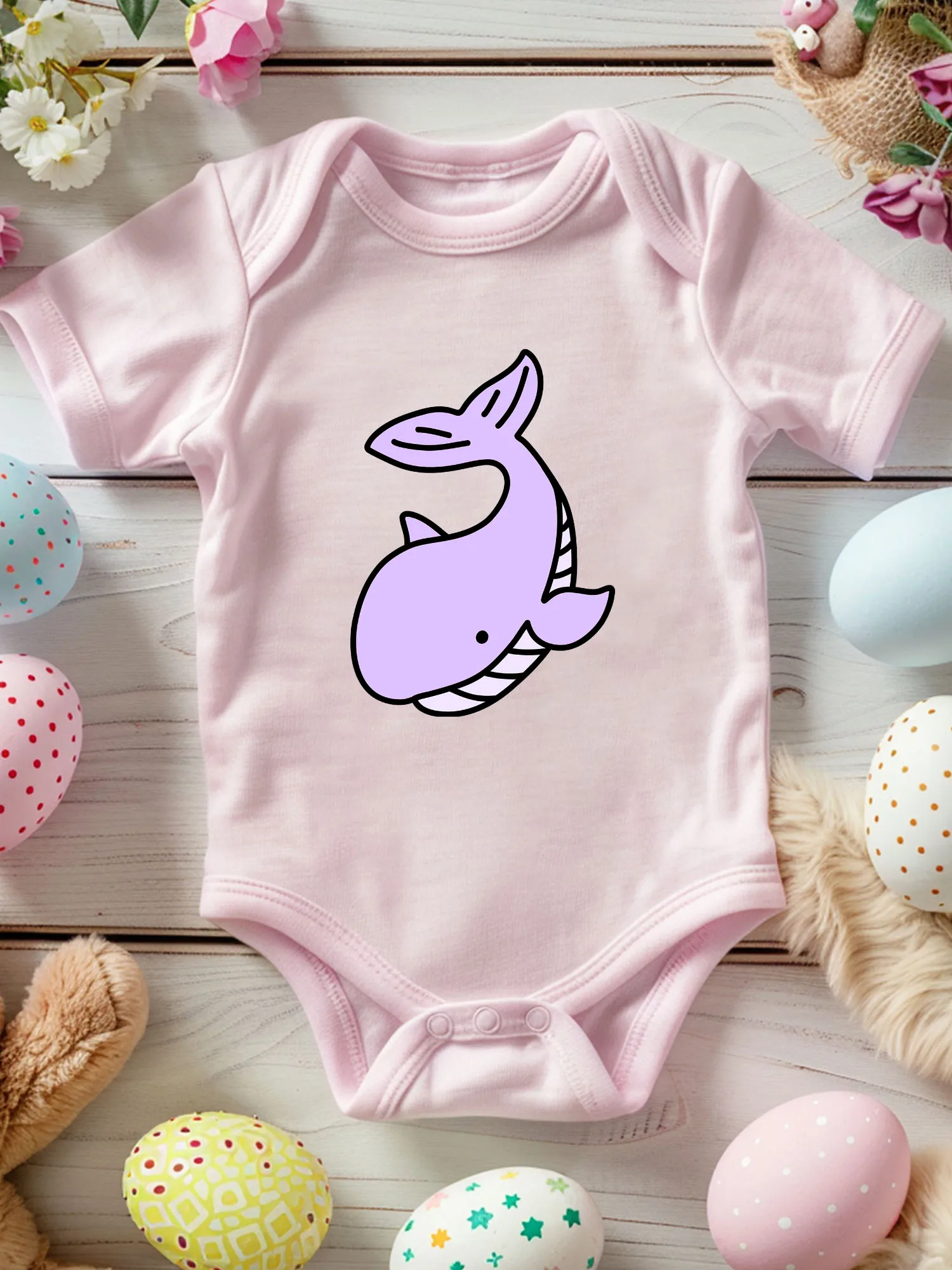 

Фиолетовый комбинезон-слип для малышей унисекс, 100% хлопок, мягкий, всесезонный, розовый боди 190 г/м²