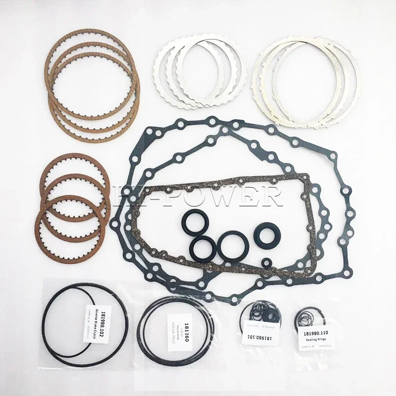 JF011E RE0F10A CVT Transmission Overhaul Repair Kit Clutch Friction Steel Plate For Nissan Mitsubishi Jeep Sealing Rings Gasket