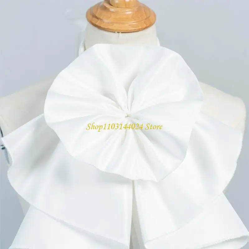 n5ke-detachable-lace-collar-with-ruffled-design-shirt-accessory-for-themed-parties-and-office-wear