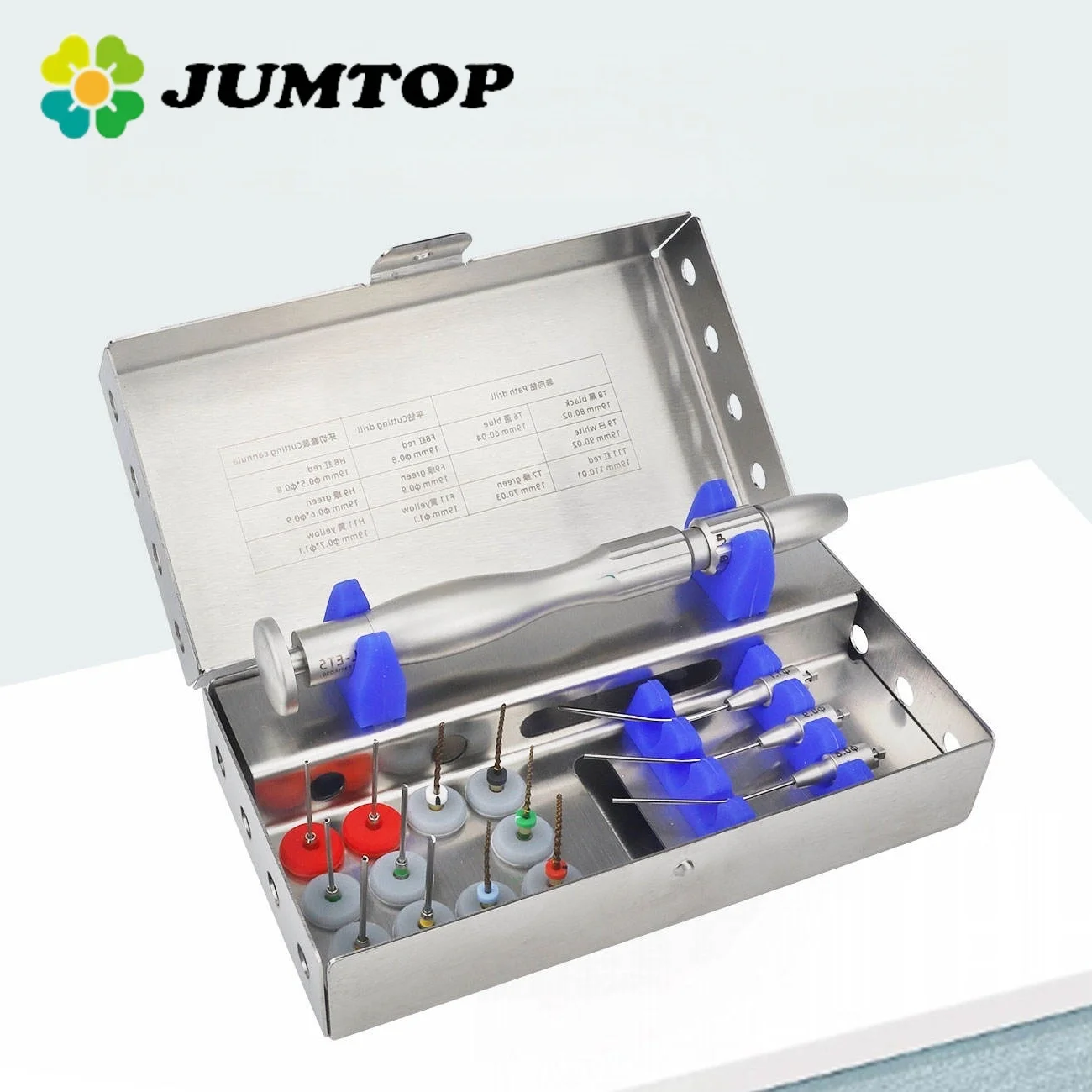 JUMTOP Dental Root Canal Broken Files Extractor for Endodontic Treatment