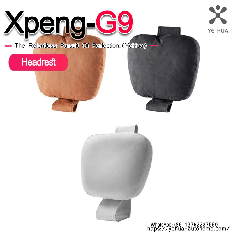 For Xpeng G9  2023-2025 Car Styling Headrest Pillow Lumbar Support Neck Pillow Cushion Interior Decoration Accessories
