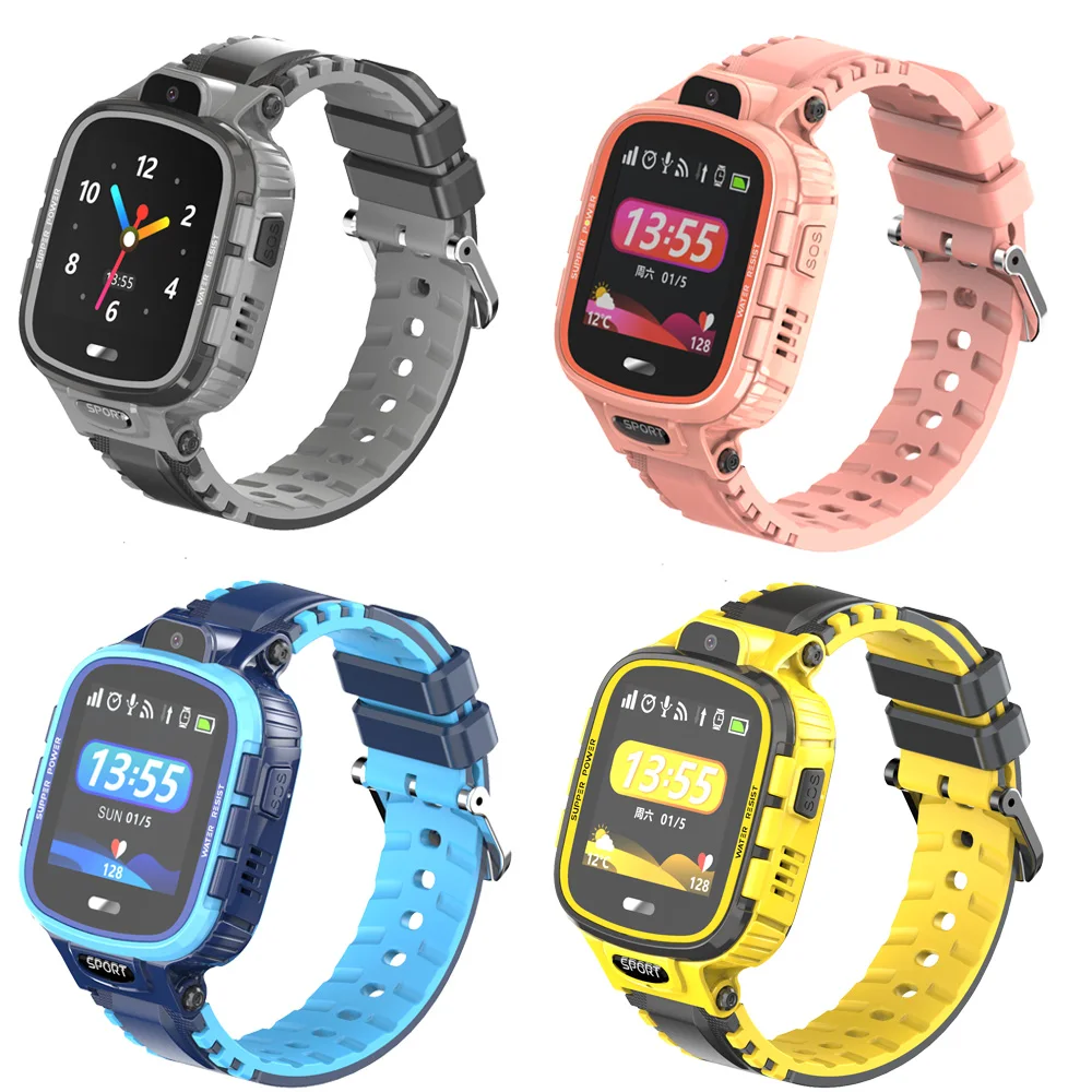 TD26 jam tangan pintar anak baru jam tangan telepon anak jam tangan pintar untuk anak laki-laki perempuan dengan kartu Sim foto kedap air IP67 GPS