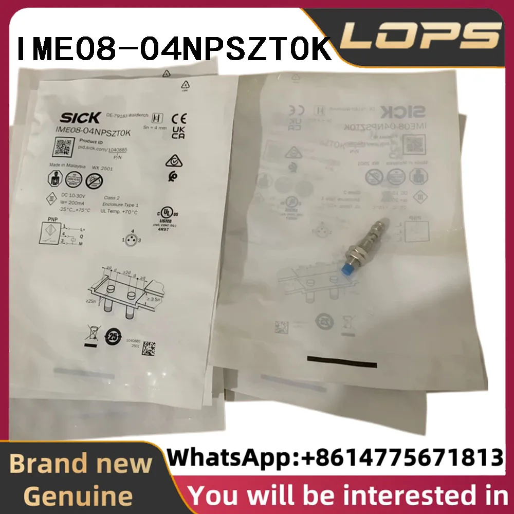 IME08-04NPSZT0K Brand new original SICK Proximity switch, order number 1040885 in stock, welcome to consult