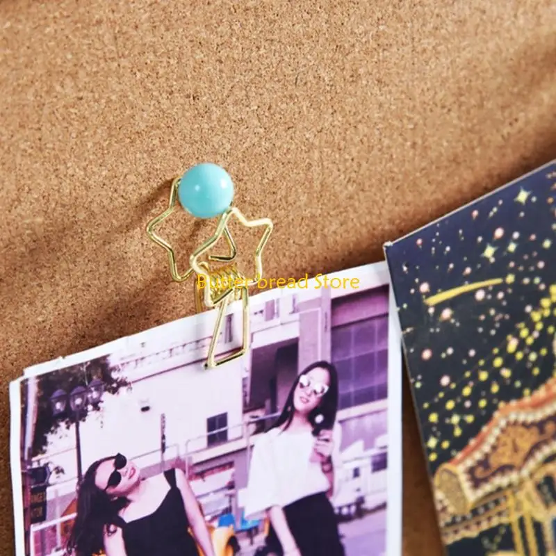 

W89C 40Pcs Colorful Metal Paper Clip Long Tail Clip Heavy Duty Paper Clamp Note Holder Clip for Food Bag Photo File Receipt