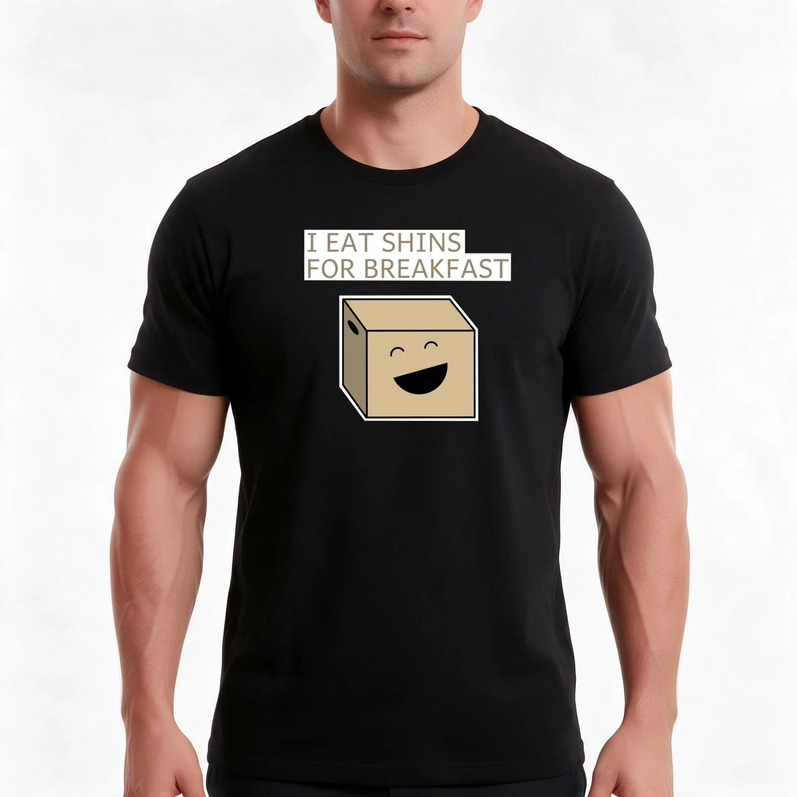 Fitness Funny, Box Jumps funny, funny gym quotes T-Shirt, Summer Casual Cotton Tee, Oversized Streetwear Tops, Unisex Men Women