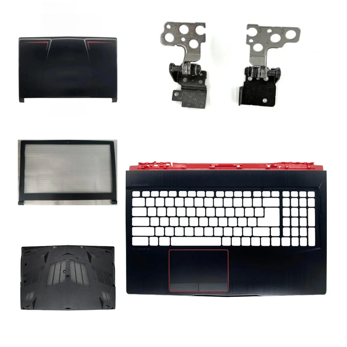 for ge63 MS-16P1 16p3 16p5 p7 gp63 laptop LCD screen top cover screen frame hinge cover palm rest bottom support hinge shield