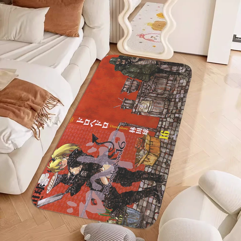 Rug for Bedroom Dorohedoro Balcony Hallway Floor Mats Custom Doormat Entrance Door Kitchen Corridor Carpet Slip-resistant