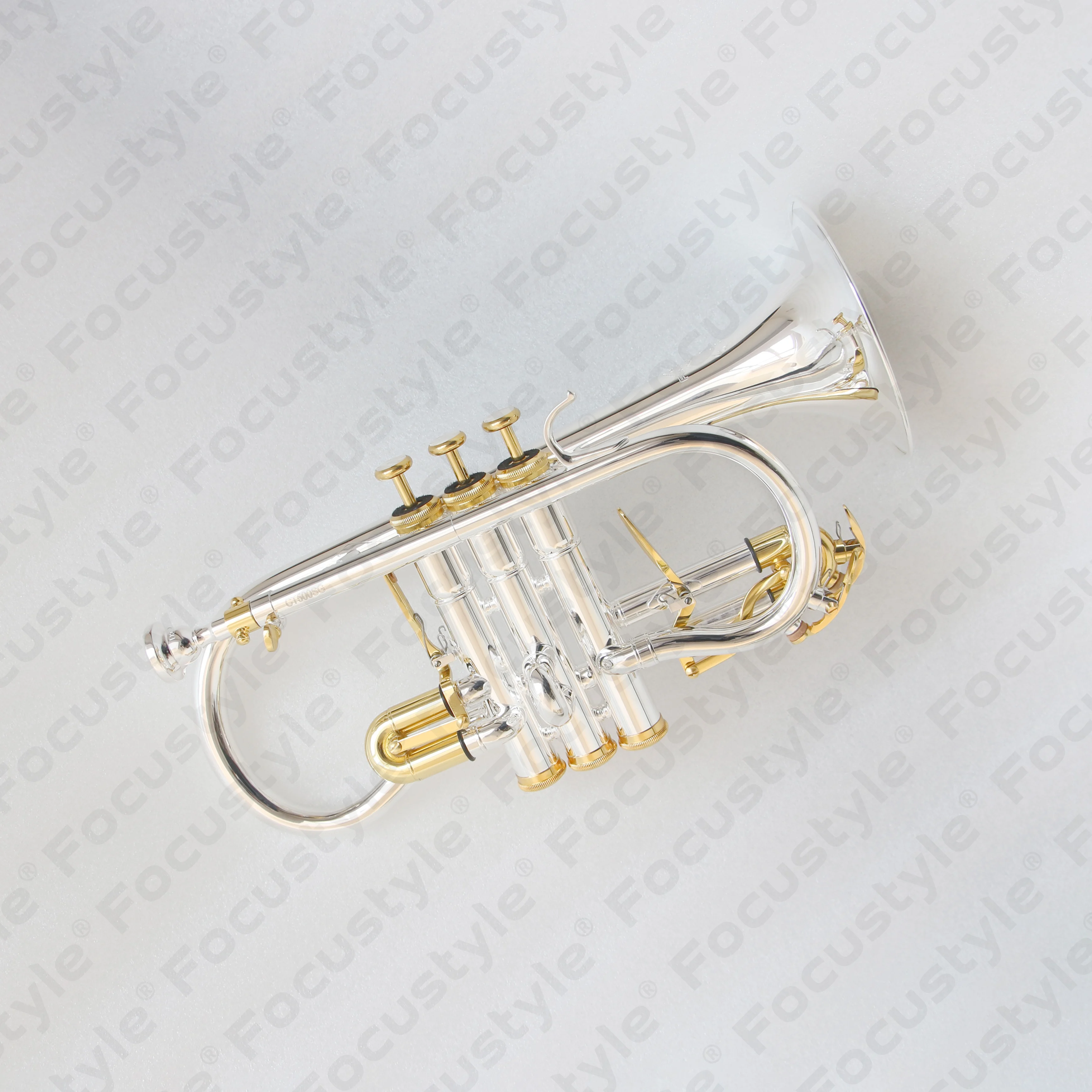 High End Professional Soprano Cornet Special Eb Cornet For Sale Good Price Silver Plated Cornet