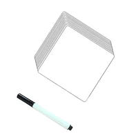 12 Pcs Graffiti Wall Stickers Dry Erase Whiteboard Reusable Labels Washable Notes Removable Memo Presentation Supplies 3