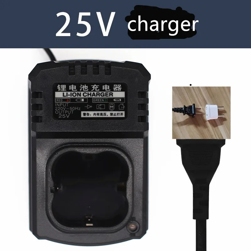 Battery 9900H Charger  for CHINA LONGYUN  LONGYUN FOGO GEMAISI CAVANI  24V 25V Li-Ion Battery Cordless Drill Driver Screwdrive