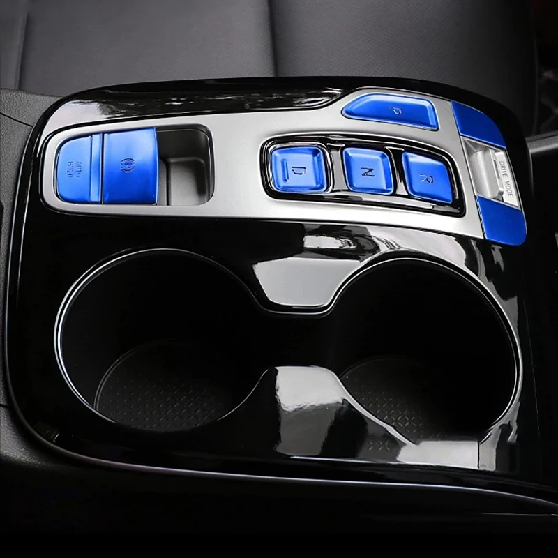 ملصق لوحة تغيير السيارة ، لوحة التحكم المركزية ، غطاء الديكور لهيونداي توكسون ، أحمر ، ، من من من من من من من ، من