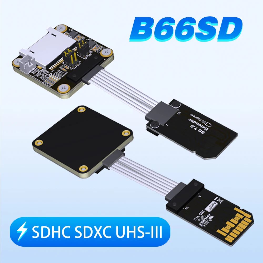 

2023 NEW MicroSD TF Extension Adapter Cable Support SDHC SDXC UHS-III Full-speed Non-FPC Card Reader Navigation Cable ADT B66SD