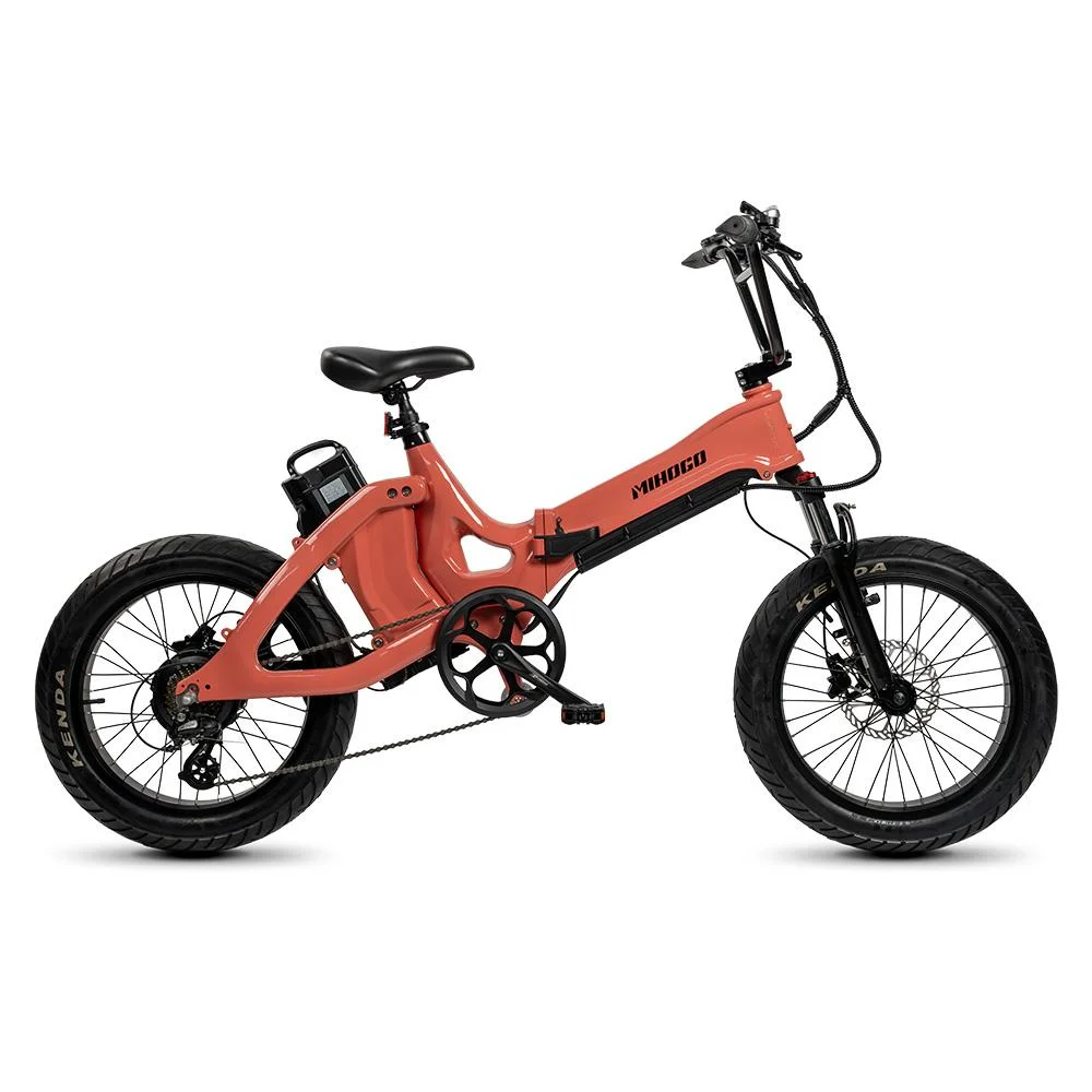 Mihogo Lx Pro دراجة كهربائية للكبار 500 وات دراجة كهربائية للمدينة 12.75 + 12.4 Ah 2eszı دراجة كهربائية قابلة للطي دراجة كهربائية جبلية بإطارات عريضة 20 بوصة