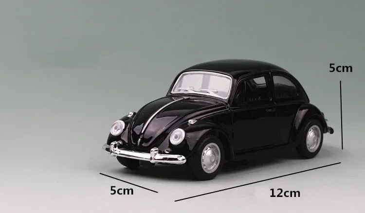 1:36 Schaal Oude Volkswagen Kever Metalen Legering Auto Diëristen & Speelgoedvoertuigen Miniatuur Model Auto Speelgoed Voor Kinderen Gratis