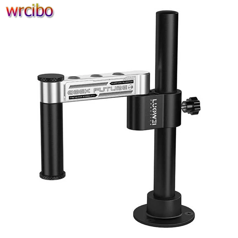 

LUOWEI LW-GK01 Microscope Swing Arm 360 ° Movable Lift Universal Metal Bracket Aluminum Alloy Foldable Column Support Tool