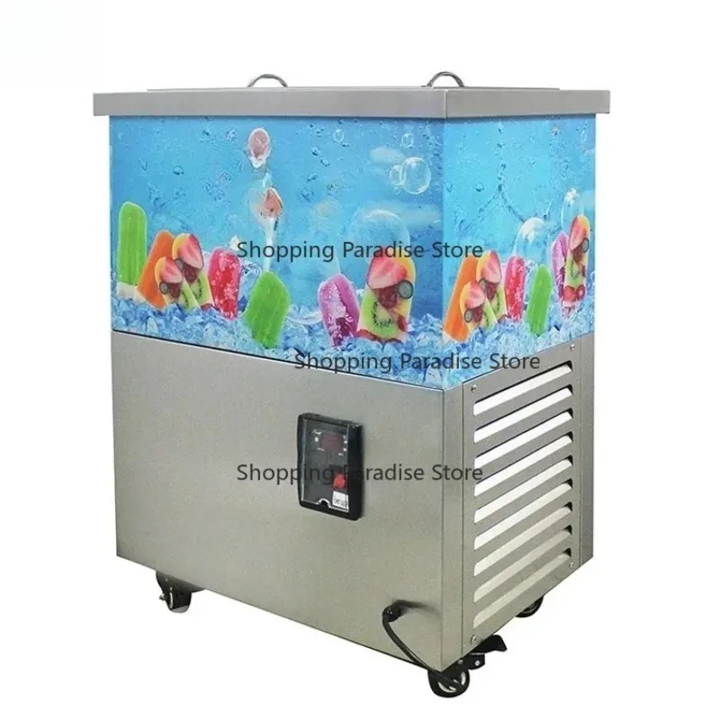 

Australia Automatic stainless steel popsicle mold 2 mold ice cream popsicle making machine manufacture Popsicale Maker