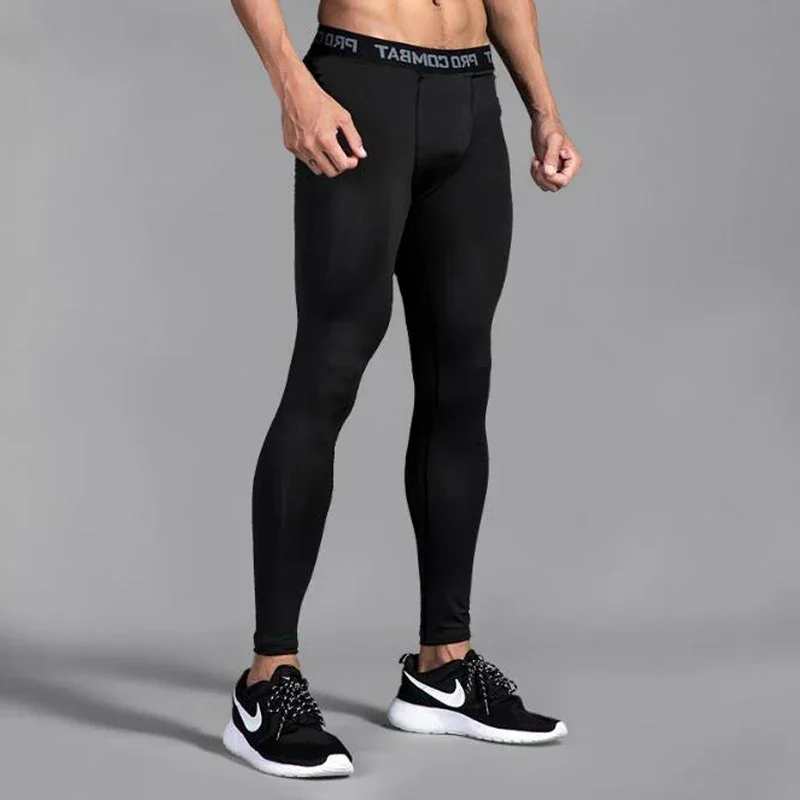 Pantalon de compression à séchage rapide pour homme, legging moulant de course, de gym, de fitness et d\'entraînement