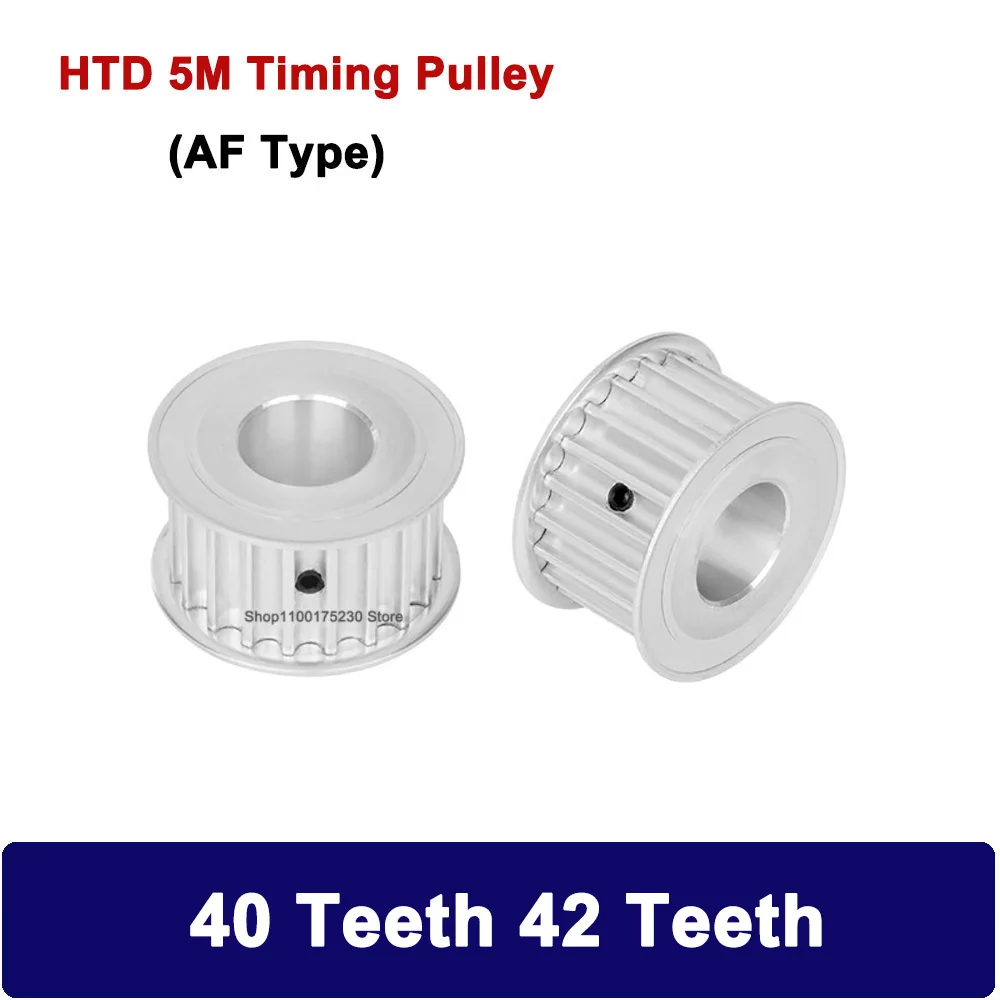 1PCS HTD 5M Timing Pulley 40 Teeth 42 Teeth Synchronous Belt Wheel Width 11/16/21/27mm Bore 5mm-28mm Transmission Parts