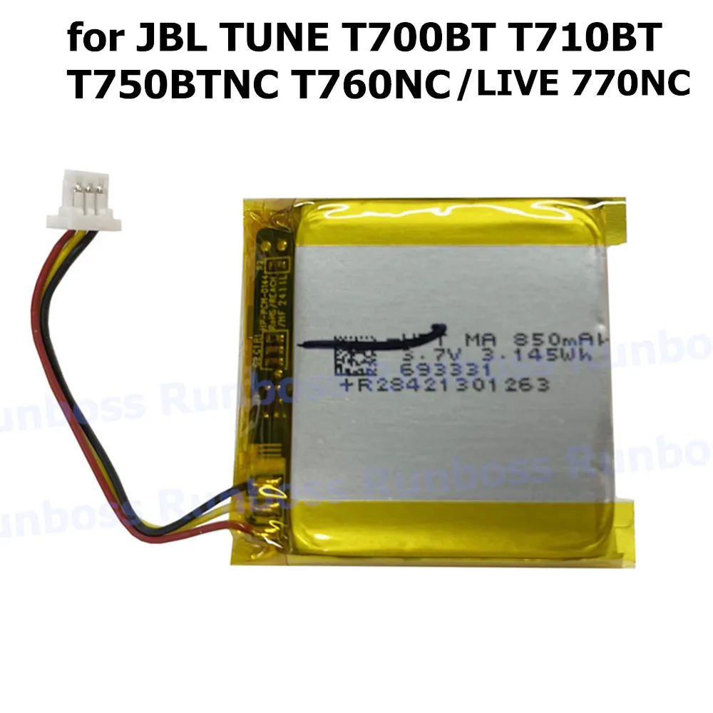 GSP683331 693331 Wireless Headset Battery for JBL Live 660,Live 660NC,Live 660 BTNC,JBL Tune 500BT 510BT Headphones - view 2