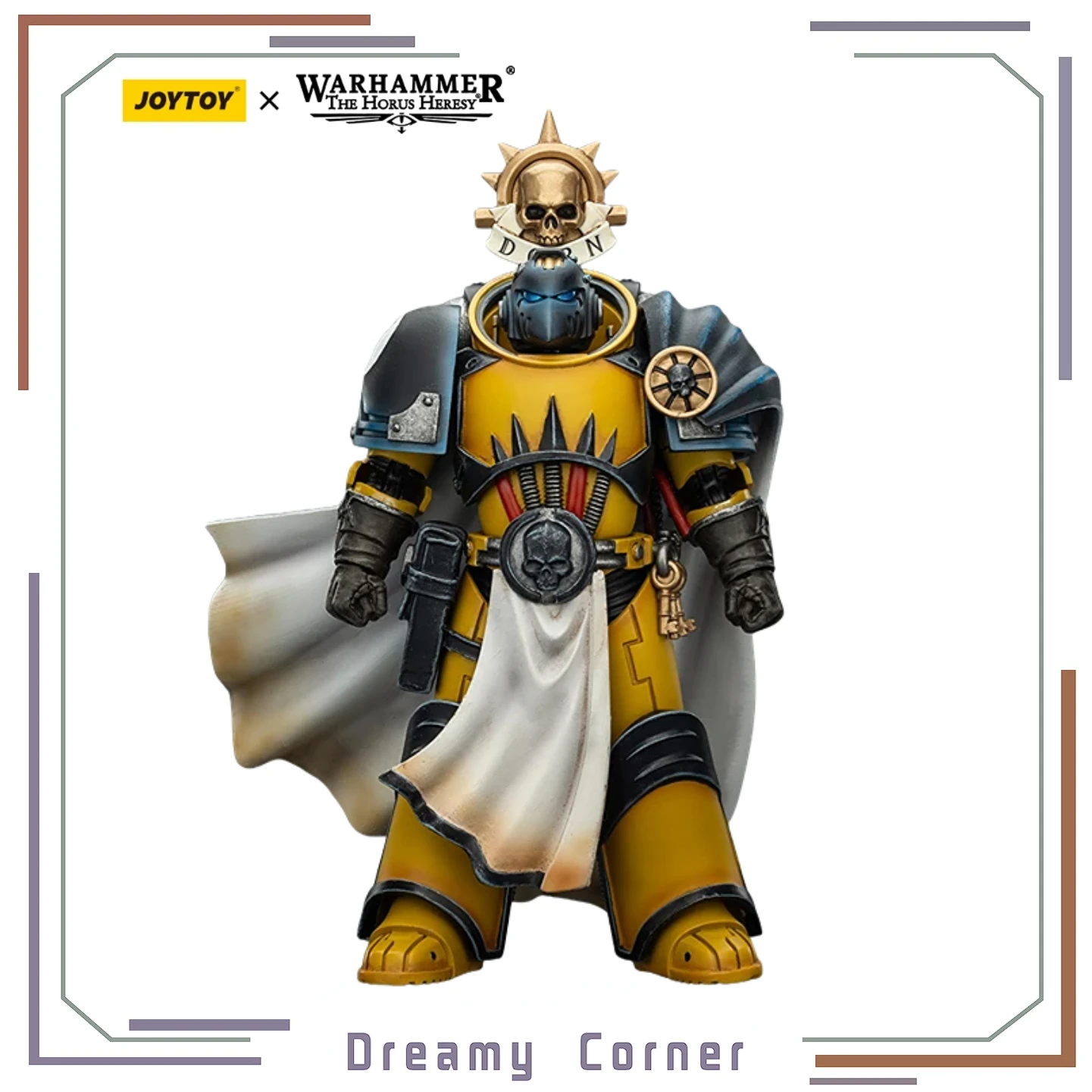 

【Предпродажа】JOYTOY Warhammer 40K Имперские кулаки Либриан Консул с силой Axeand BoltPistol 1/18 Фигурка игрушки