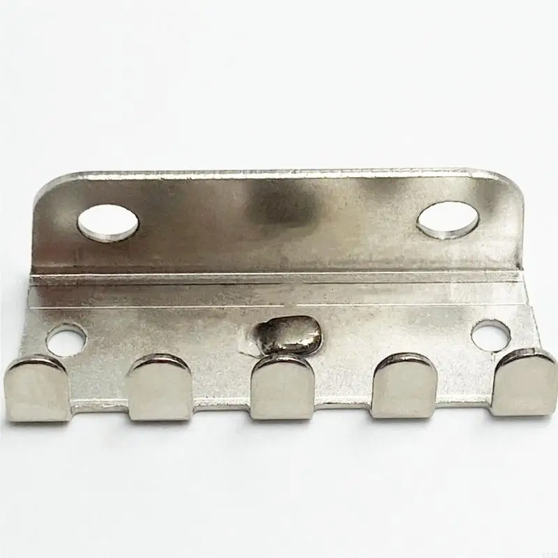 

Set Of 10 Reliable Silver Iron Guitar Bridge String Tailpiece Hooks Perfect For Electric Guitar Player And Enthusiasts 4XBB