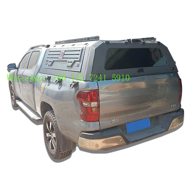 Hongsheng factory Hot selling Waterproof 3-Door Hard High Pickup Canopy, Cargo Bed Rear Cover Shelter Modification Accessories view 2