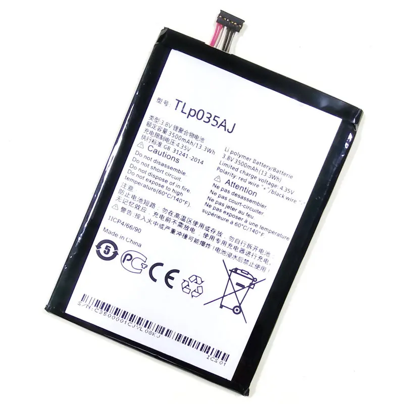 Westrock TLp035AJ 3500mAh Battery for Alcatel One Touch 7070X. N1 Max, OT-7070X, Pop 4 6