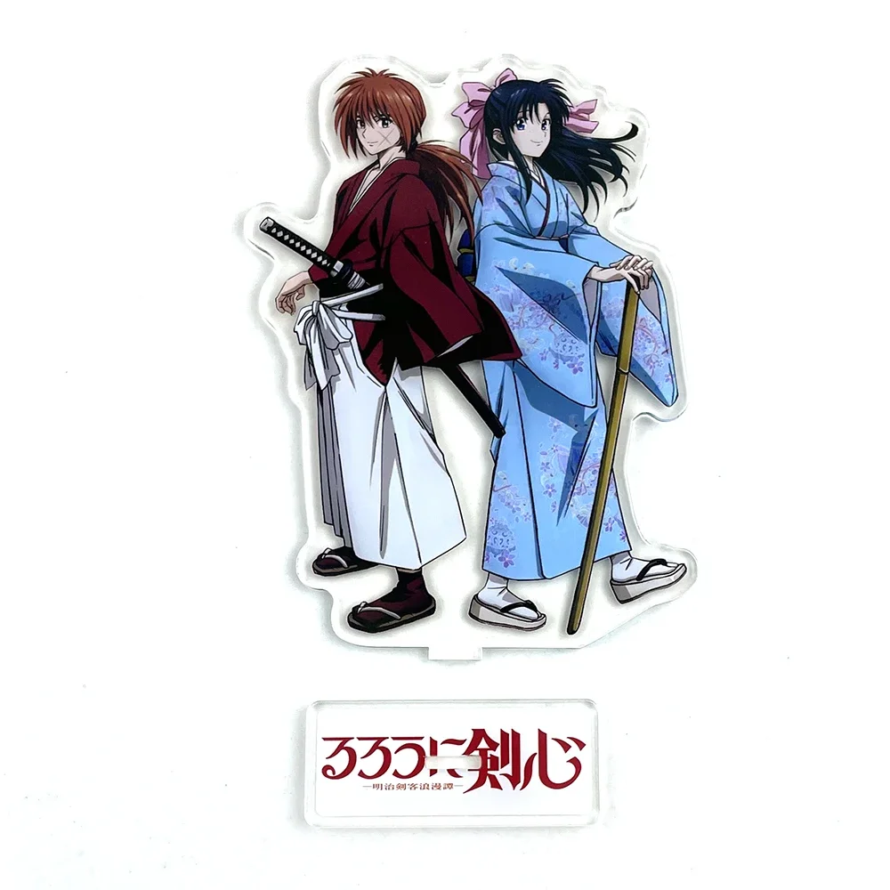 Himura Kenshin Kamiya Kaoru couple acrylic standee figurines desk decoration cake topper