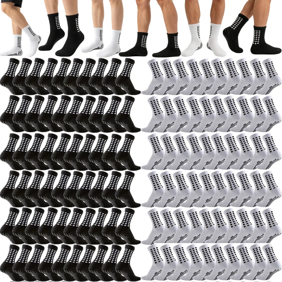 

1/2/4/5/6/8/9/10/20pairs Men Women Non Slip Sport Socks Baseball Rugby Tennis Skateboard Workout Socks
