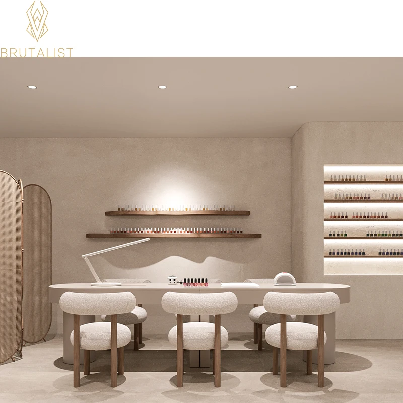 

High End Nail Salon Furniture Spa Beauty Salon Decor Custom Nail Salon Interior Design For Shopping Mall